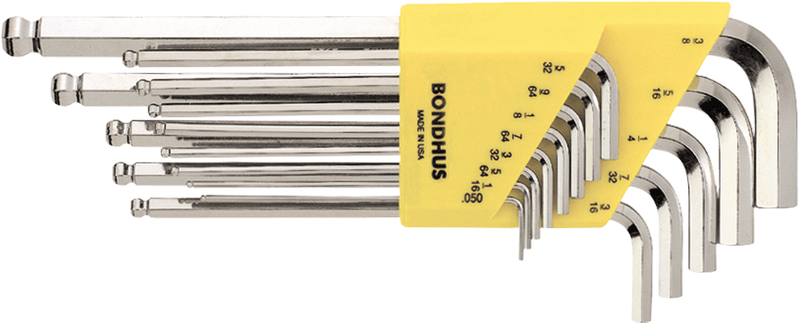 Bondhus 27050, Ball-End, BriteGuard, 50-Pack, Metric Hex L-Wrench
