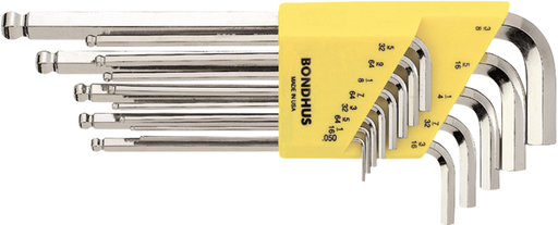 Bondhus 26911, Ball-End, BriteGuard, 25-Pack, Inch Hex L-Wrench