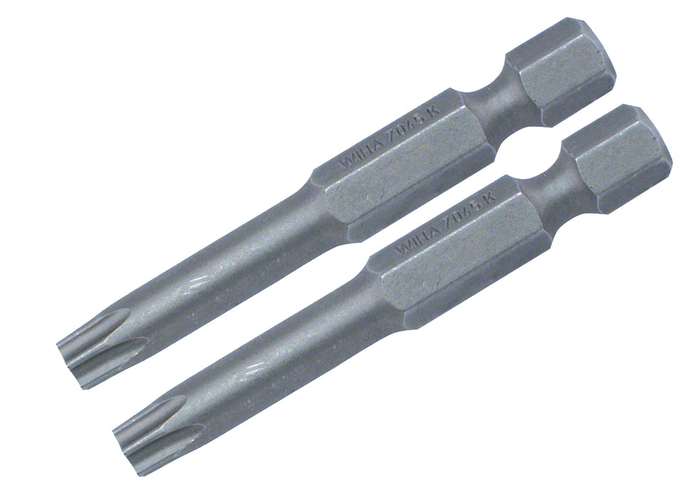 Wiha 74765 Torx Align Power Bit T15 x 50mm - 2 Pack