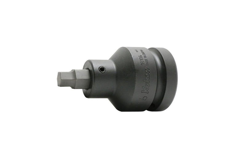 Ko-ken 18106.16-13, 1" Square Drive Power Bit Socket, 13mm Hex Key, Length 92mm, Impact Rated