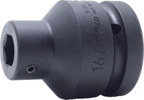 Ko-ken 18106, 1" Square Drive Power Bit Socket, Replacement Socket, 16mm Hex (Ko-Ken), Length 68mm, Impact Rated