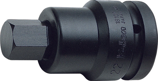 Ko-ken 18107.22-30, 1" Square Drive Power Bit Socket, 30mm Hex Drive, Length 98mm, Impact Rated