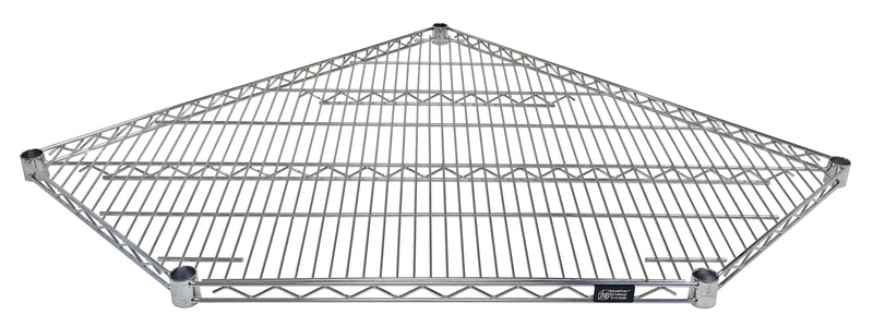 Quantum 1836CRNC, 36"W x 18"D, Wire Shelf, 5-Sided, Chrome Plated Finish, NSF