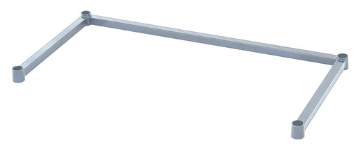 Quantum 1860FGY, 60"W x 18"D Tubular 3-Sided Frame, Gray Epoxy Antimicrobial Finish