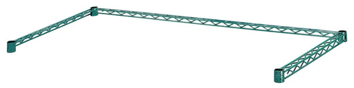 Quantum 1848FP, 48"W x 18"D 3-Sided Wire Frame, Green Epoxy Antimicrobial Finish