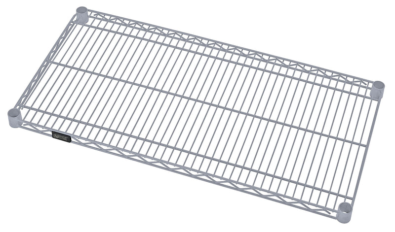 Quantum 1872GY, 72"W x 18"D, Wire Shelf, Gray Epoxy Antimicrobial Finish, NSF