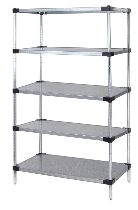 Quantum WR86-2472SG-5 | Solid Shelving Starter Kit