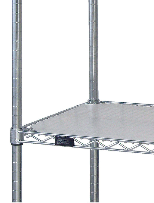 Quantum 2460SM, 60"W x 24"D Shelf Inlay Mat, White Polyethylene