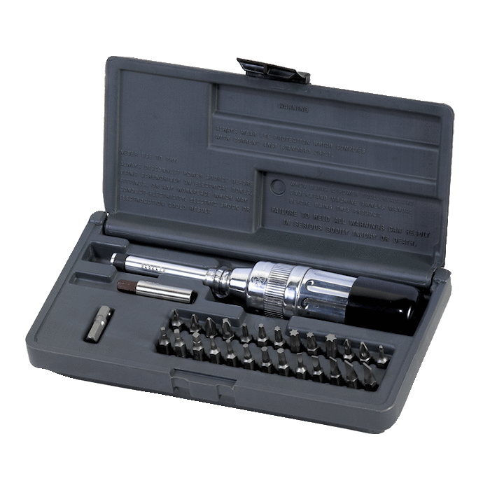 Sturtevant-Richmont 810568 Torque Screwdriver Set, Adjustable, Slip