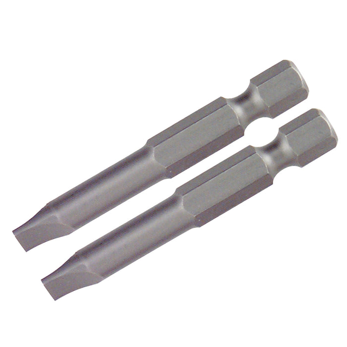 Wiha 74068 Slotted Bit 8.0 x 1.2mm 50mm - 2 Pack