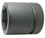 Ko-ken 19400A-2.3/4, 2.1/2 Sq. Dr. Socket, 2.3/4 6 point, Length 125mm