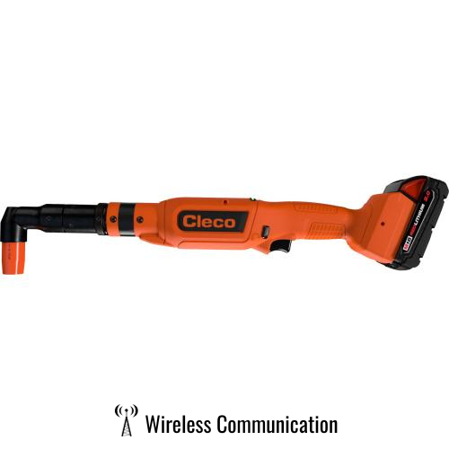 Cleco CellClutch CLBAW Angle Nutrunner, Mechanical Clutch, Wireless Communication, Cordless