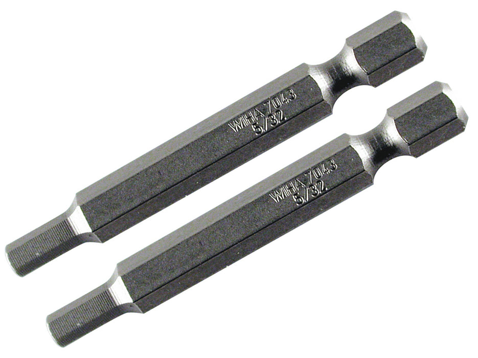 Wiha 73934 Hex Bit 8.0 - 70mm - 2 Pack