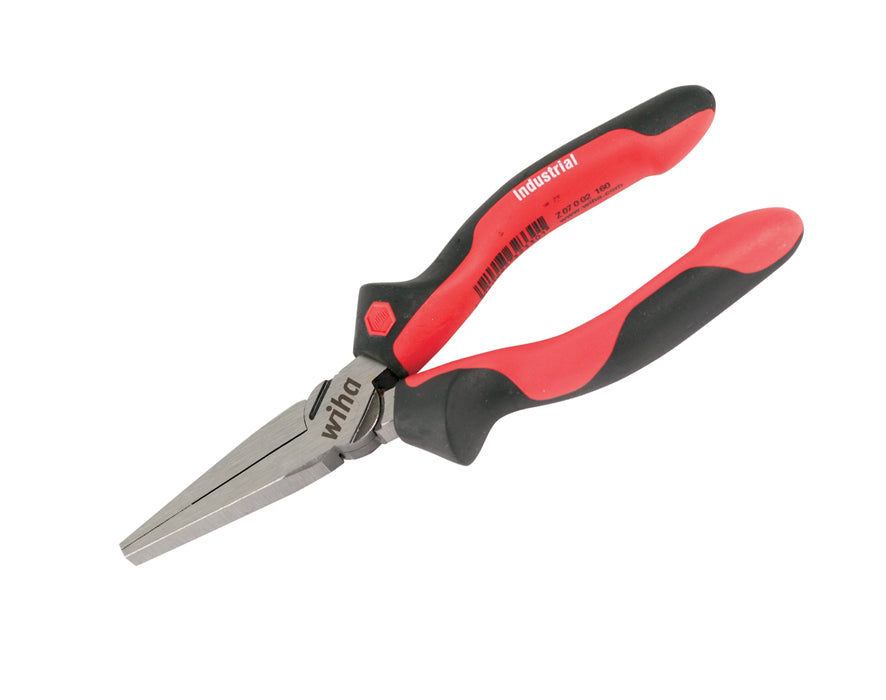 Wiha 30919 Industrial SoftGrip Flat Nose Pliers