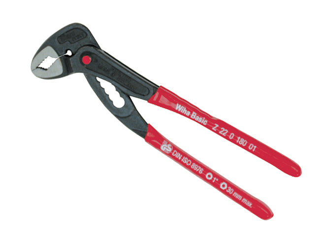 Wiha 32664 Classic Grip Adjustable Push Button Pliers 7"