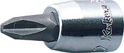 Ko-ken 2000.28-3, 1/4" Square Drive Power Bit Socket, 3mm Hex Drive, Length 28mm