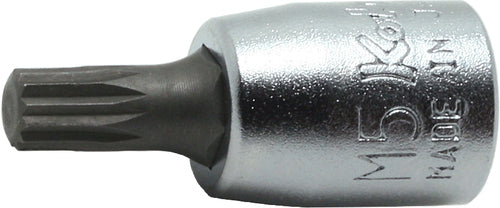 Ko-ken 2020.28-M5, 1/4" Square Drive Power Bit Socket, M5 XZN Drive, Length 28mm