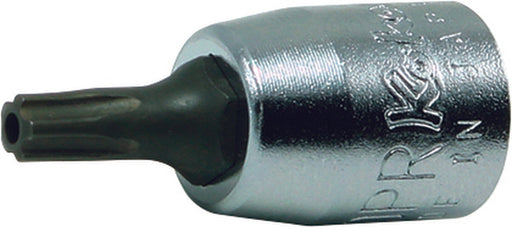 Ko-Ken 2025.28-27IPR, 1/4 Sq. Dr. Tamper-Resistant TORXplusÂ® 27IPR Bit Socket - Length 28mm