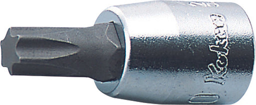 Ko-ken 2025.28-T25, 1/4" Square Drive Power Bit Socket, T25 Torx Drive, Length 28mm