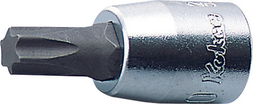 Ko-ken 2025.28-T9, 1/4" Square Drive Power Bit Socket, TX 9 - Torx Key, Length 28mm, Impact Rated