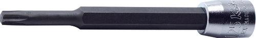Ko-ken 2025.80-T27, 1/4" Square Drive Power Bit Socket, TX 27 - Torx Key, Length 80mm, Impact Rated