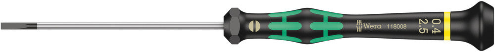 Wera 05118008001, 2035 Screwdriver for slotted screws for electronic applications