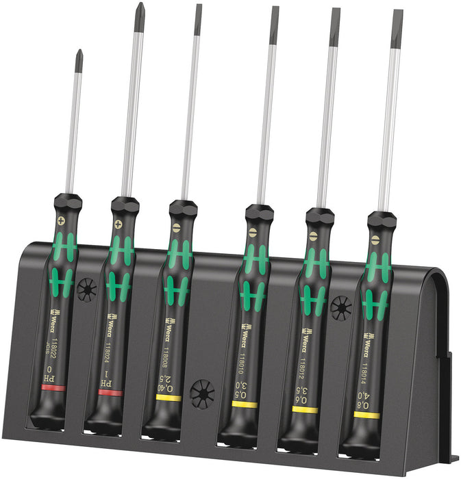 Wera 05118152001, 2035/6 B Screwdriver set and rack for electronic applications