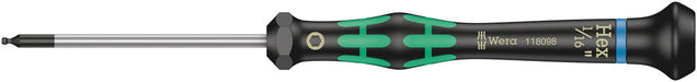 Wera 05118098001, 2052 Ball end hexagon screwdriver for electronic applications