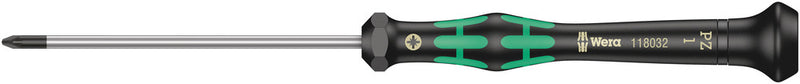 Wera 05118030001, Pozidriv, Black Point Tip, Kraftform Screwdriver, 2055 PZ