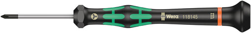 Wera 05118145001, MicroStix, Black Point Tip, Kraftform Screwdriver, 2072