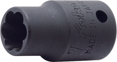 Ko-Ken 2127-9, 1/4 Sq. Dr. Nut Twister  9mm  Length 23mm