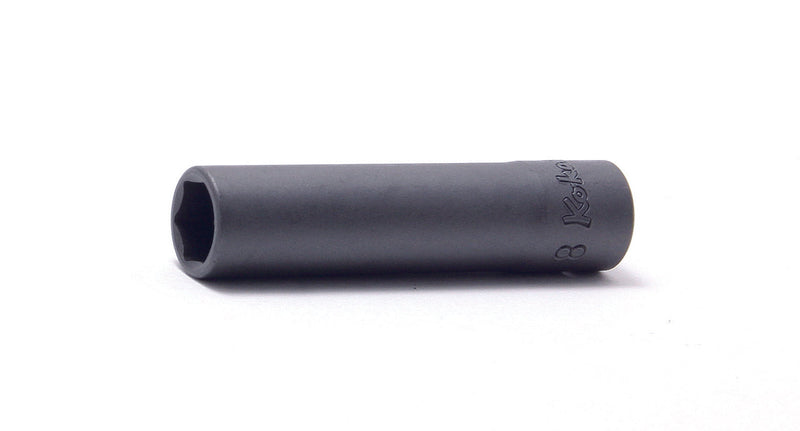 Ko-ken 22300M-12, 12mm 6-Point Power Socket , 1/4" Square Drive, Length 50mm