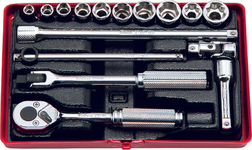 Ko-Ken 2250A, 1/4 Sq. Dr. Socket set      16 pieces