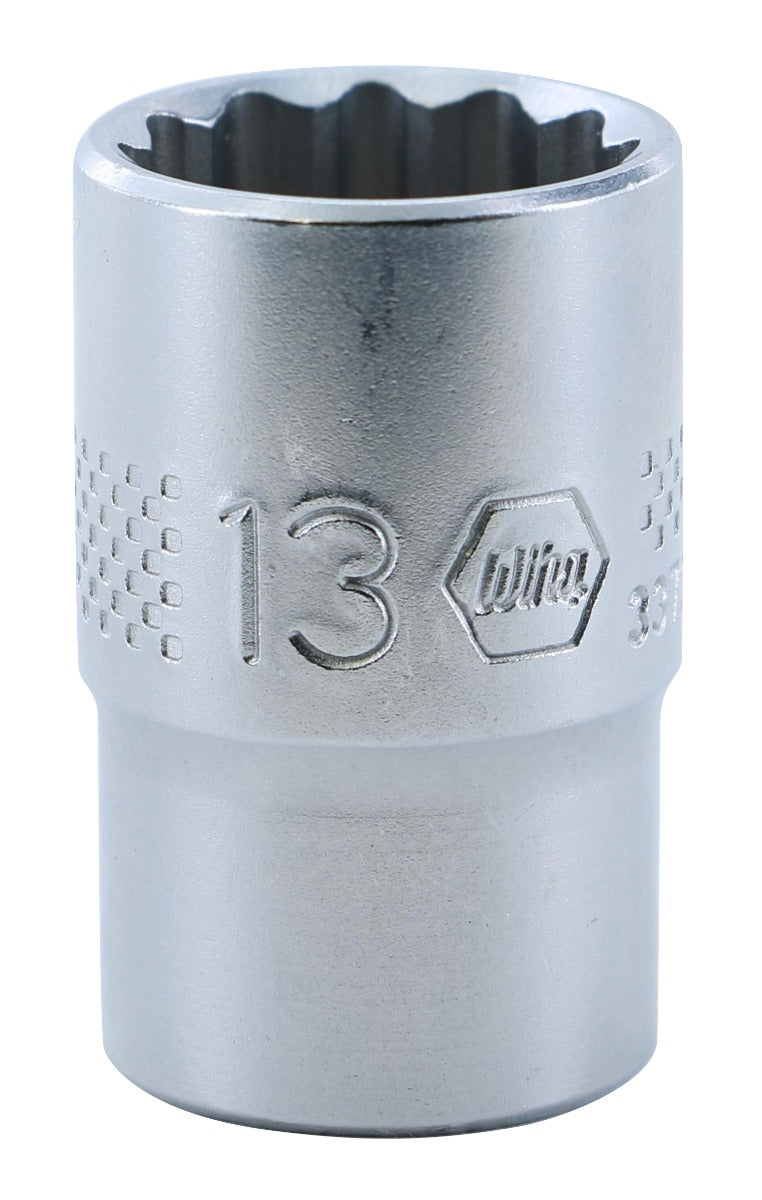 Wiha 33728 12 Point - 3/8 Inch Drive Socket - 13.0mm