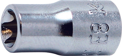 Ko-Ken 2425-E12, 1/4 Sq. Dr. TORXÂ® E12 Socket - Length 23mm