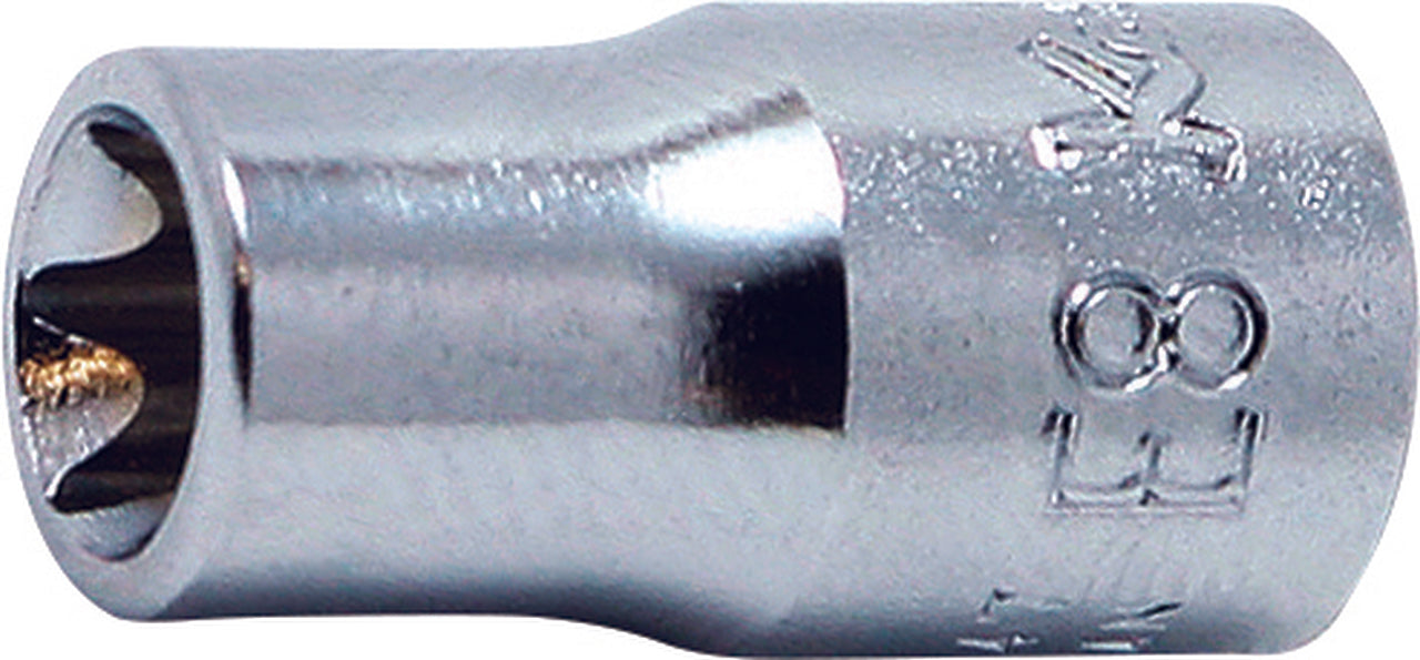 Ko-Ken 2425-E5, 1/4 Sq. Dr. TORXÂ® E5 Socket - Length 22mm