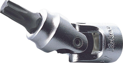 Ko-ken 2430T-T20, 1/4" Square Drive Universal Joint Power Bit Socket, TX 20 - Torx Key, Length 42mm, Universal Joint, Impact Rated