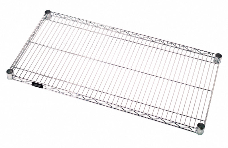 Quantum 2124C, 24"W x 21"D, Wire Shelf, Chrome Plated Finish, NSF