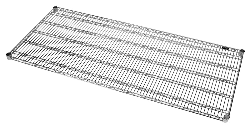 Quantum 2472CHD, 72"W x 24"D, Wire Shelf, Heavy-Duty, Chrome Plated Finish, NSF