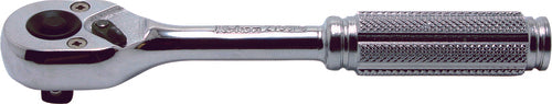 Ko-Ken 2753NB, 1/4 Sq. Dr. Ratchet Handle  20 teeth Push Button Length 115mm  Metal Handle