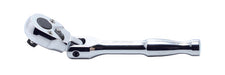 Ko-Ken 2774PS-3/8, 3/8 Sq. Dr. Ratchet Handle  24 teeth Flexible Head Length 120mm  Polished Handle