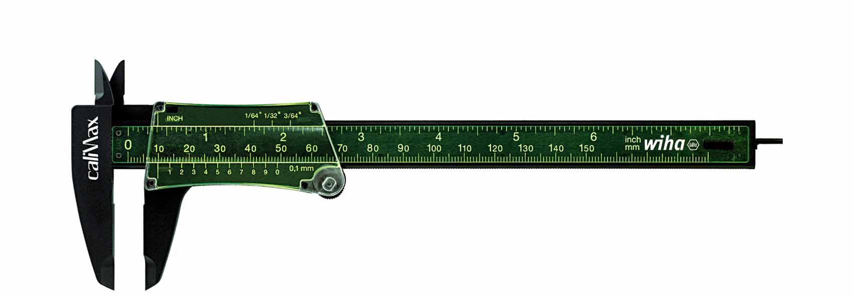 Wiha 41103 Vernier Caliper - Inch - Metric