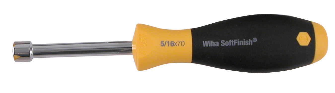 Wiha 34339 SoftFinish Hollow Shaft Nut Driver 5/16" x 2.75"