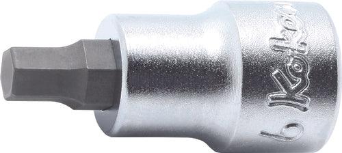 Ko-ken 3010M.38-5, 3/8" Square Drive Power Bit Socket, 5mm Hex Key, Length 38mm, Impact Rated