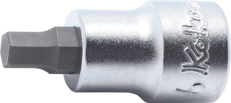 Ko-ken 3010M.62-13, 3/8" Square Drive Power Bit Socket, 13mm Hex Key, Length 62mm, Impact Rated