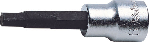 Ko-ken 3010M.62-9, 3/8" Square Drive Power Bit Socket, 9mm Hex Drive, Length 62mm