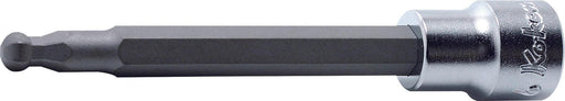 Ko-ken 3011M.100-6, 3/8" Square Drive Power Bit Socket, 6mm Hex Key, Length 100mm, Ball-End, Impact Rated