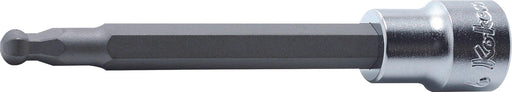 Ko-ken 3011M.100-8, 3/8" Square Drive Power Bit Socket, 8mm Hex Key, Length 100mm, Ball-End, Impact Rated
