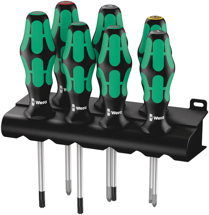 Wera 05320540001, 335/350/367/7 Rack Screwdriver set Kraftform Plus Lasertip and rack