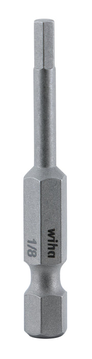 Wiha 74313 Hex Bit 1/8 - 50mm -  10 Pack